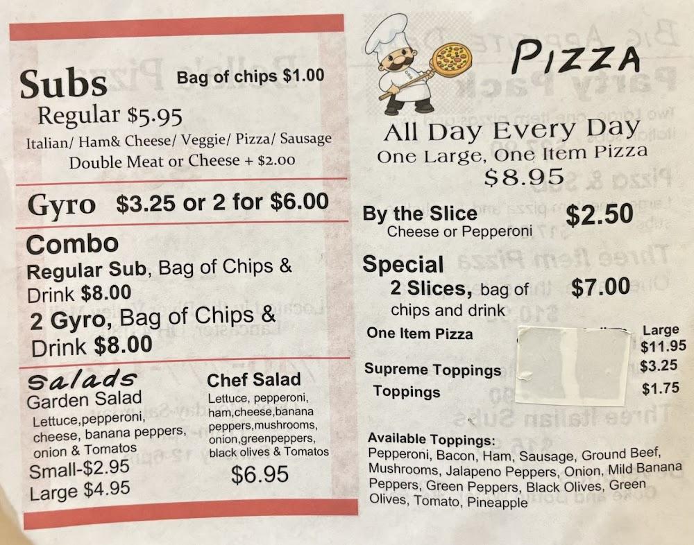 Bella's Pizza Slice Combo