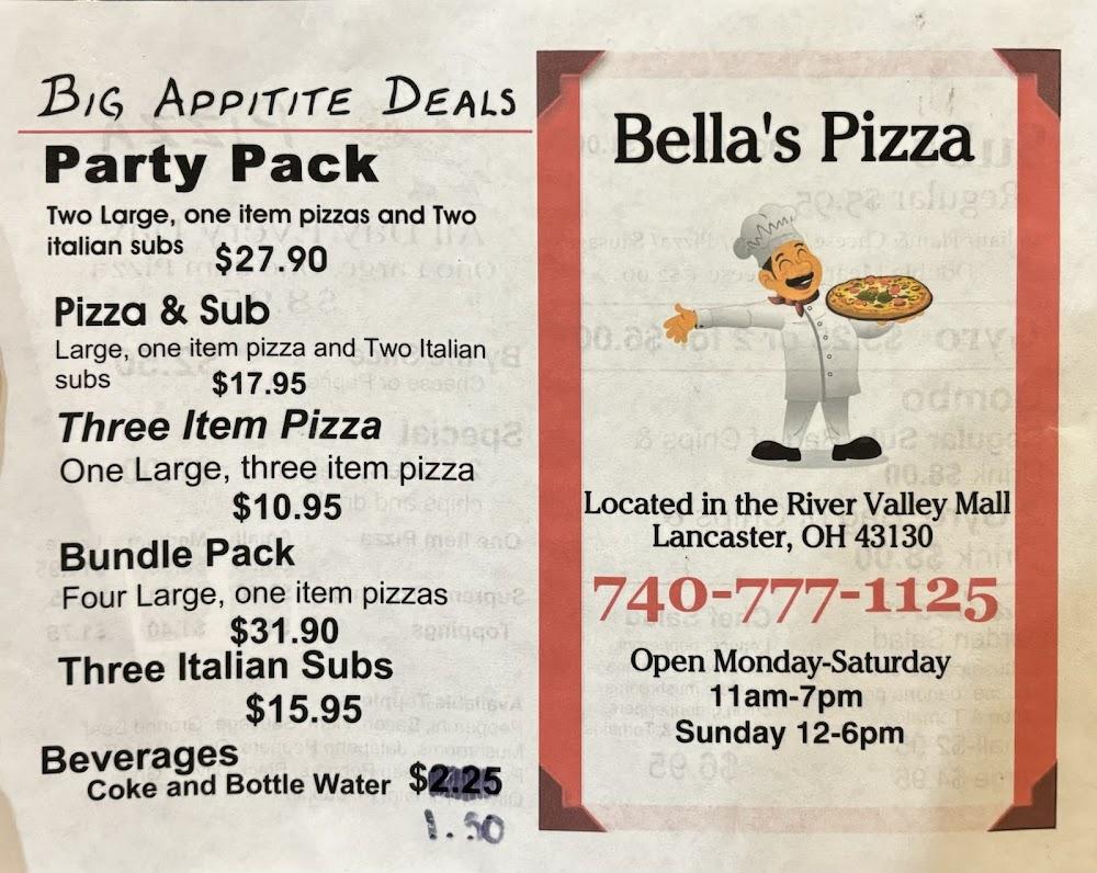 Bella's Pizza Sub Combo